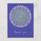 Carte Postale Fleur de Vie - Mandala de style indien 2 (Devant)