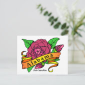 Carte Postale Fleur d'État de l'Alabama (Debout devant)