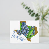 Carte Postale Fleur d'état du Texas (Debout devant)