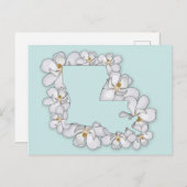 Carte Postale Fleur d'État Louisiane - Magnolia (Devant / Derrière)