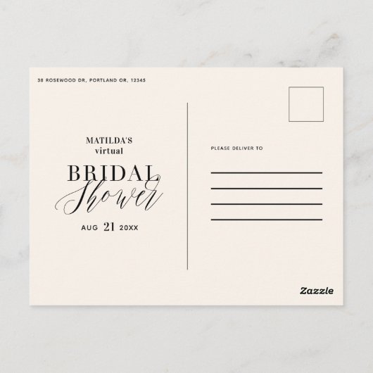 Carte Postale Fleur d'oranger agrumes fête de la nuptiale virtue (Dos)