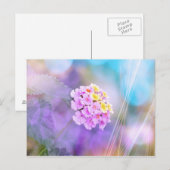 Carte Postale Fleur Dreamy (Devant / Derrière)