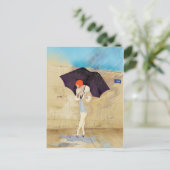 Carte Postale Fleur du jour de la pluie (Debout devant)