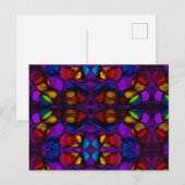 Carte Postale Fleur électrique (Devant / Derrière)