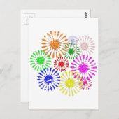 Carte Postale Fleur en panne (Devant / Derrière)