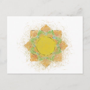 Carte Postale Fleur Ethereal Lotus