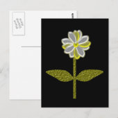 Carte postale Fleur Faisant Briller (Devant / Derrière)