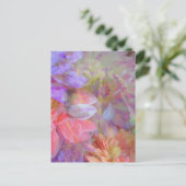 Carte Postale Fleur Fée Double exposition Imaginaire Art (Debout devant)