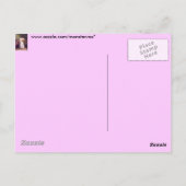 Carte Postale Fleur fille (Dos)