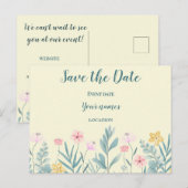 Carte Postale Fleur floral joyeux  (Devant / Derrière)