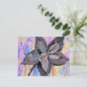 Carte Postale Fleur foncée (Debout devant)