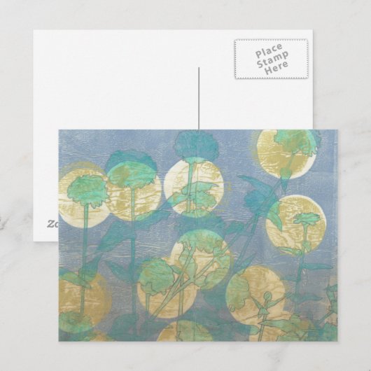 Carte Postale Fleur I (Devant / Derrière)