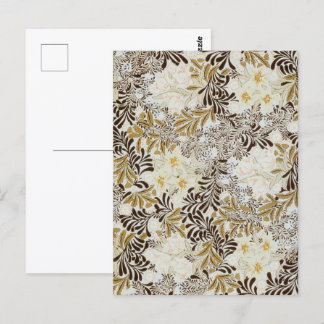 Carte Postale Fleur intemporelle Floral & Motif Feuille