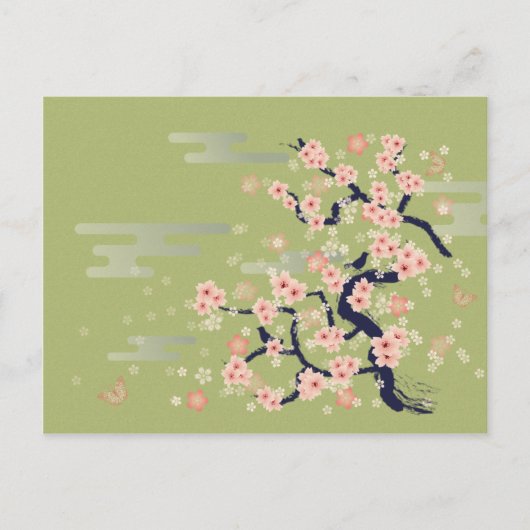 Carte Postale Fleur JAPONAISE (Devant)