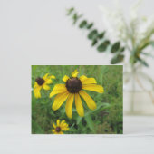 Carte Postale Fleur jaune (Debout devant)