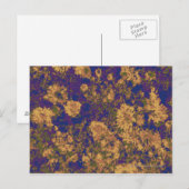 Carte Postale Fleur jaune (Devant / Derrière)