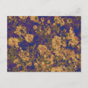 Carte Postale Fleur jaune