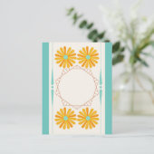 Carte postale Fleur Jaune (Debout devant)