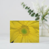 Carte Postale Fleur jaune (Debout devant)