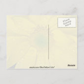 Carte Postale Fleur jaune (Dos)