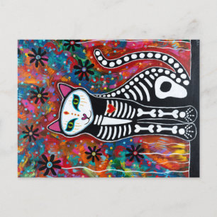 Carte Postale Fleur Kitty
