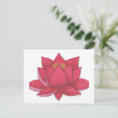 Carte Postale Fleur Lotus (Debout devant)