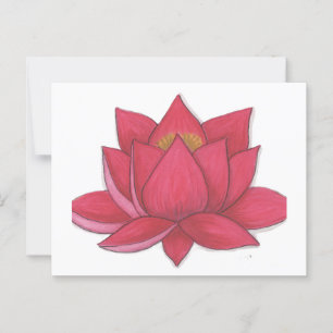 Carte Postale Fleur Lotus