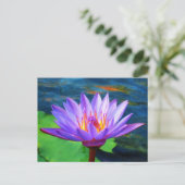 Carte Postale Fleur Lotus (Debout devant)