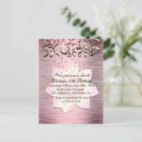 Fleur Lotus Rose Blush Élégante Anniversaire