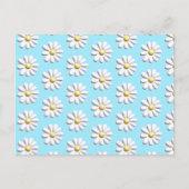 Carte Postale Fleur marguerite 3D (Devant)