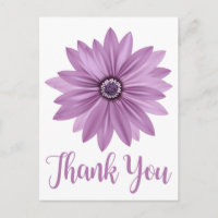 Fleur marguerite violet Merci Floral