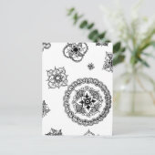 Carte Postale Fleur Medley Mandala (Debout devant)