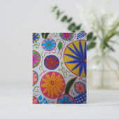 Carte Postale Fleur Moderne  (Debout devant)