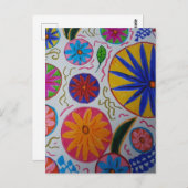 Carte Postale Fleur Moderne  (Devant / Derrière)