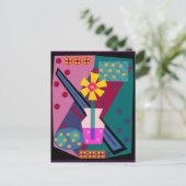 Carte Postale Fleur mood post moderne (Debout devant)