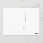 Carte Postale Fleur motif-lithium (Dos)