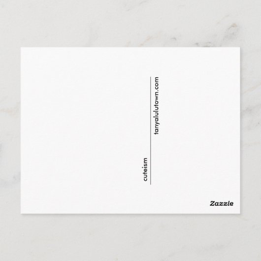 Carte Postale Fleur motif-lithium (Dos)