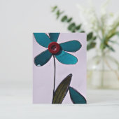 Carte Postale Fleur multimédia mixte (Debout devant)