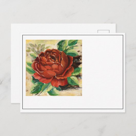 Carte Postale Fleur n° 1 (Devant / Derrière)