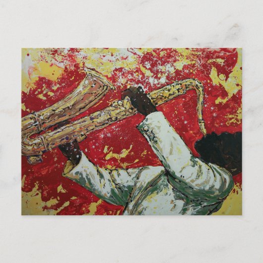 Carte Postale Fleur Passion (Devant)