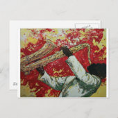 Carte Postale Fleur Passion (Devant / Derrière)