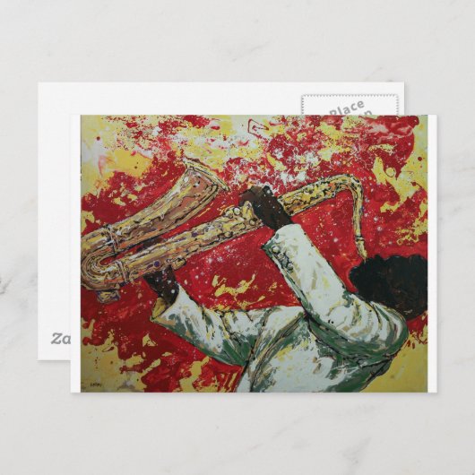 Carte Postale Fleur Passion (Devant / Derrière)