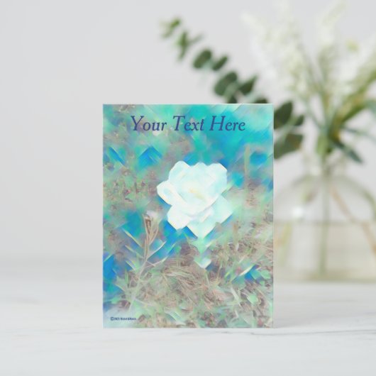 Carte Postale Fleur Pastel (Debout devant)