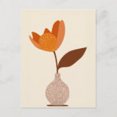 Carte Postale Fleur point de point #009 (Devant)