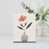 Carte Postale Fleur point n° 001 (Debout devant)