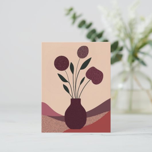 Carte Postale Fleur point n° 006 (Debout devant)