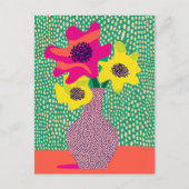 Carte Postale Fleur point n° 007 (Devant)