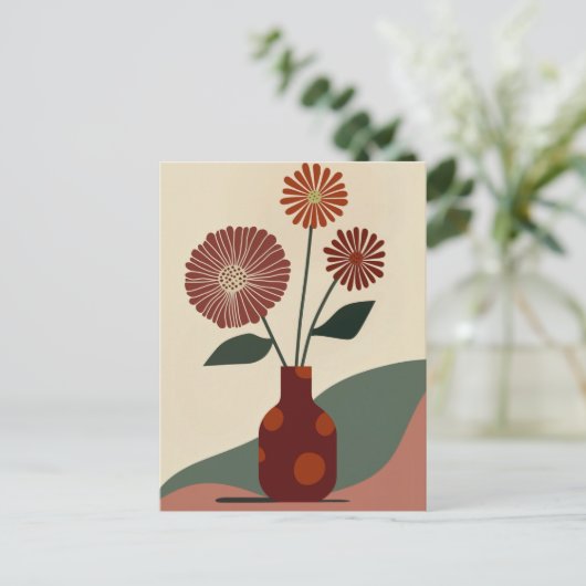 Carte Postale Fleur point n° 010 (Debout devant)