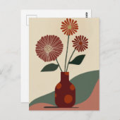 Carte Postale Fleur point n° 010 (Devant / Derrière)