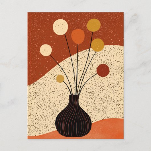 Carte Postale Fleur point n° 012 (Devant)